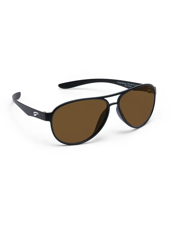 Flying Eyes Sonnenbrille Cooper Narrow - Gestell matt schwarz, Linsen kupferfarben (polarisiert) Letzte Chance