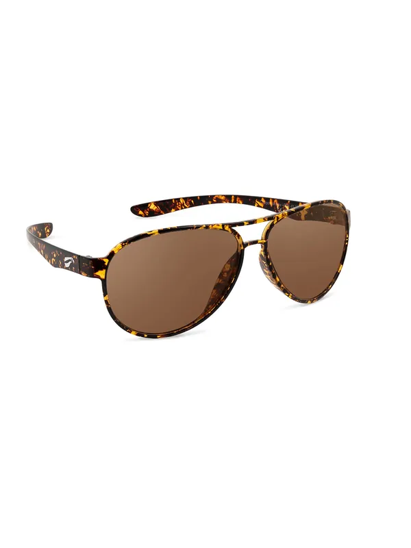 Günstig Flying Eyes Sonnenbrille Cooper Narrow - Gestell Electric Tortoise, Linsen kupferfarben (polarisiert)