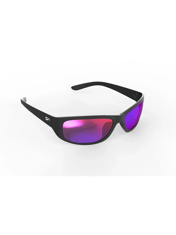 Super-Preis Flying Eyes Sonnenbrille Golden Eagle Sport Standard - Gestell matt schwarz, Linsen Sunset (verspiegelt)