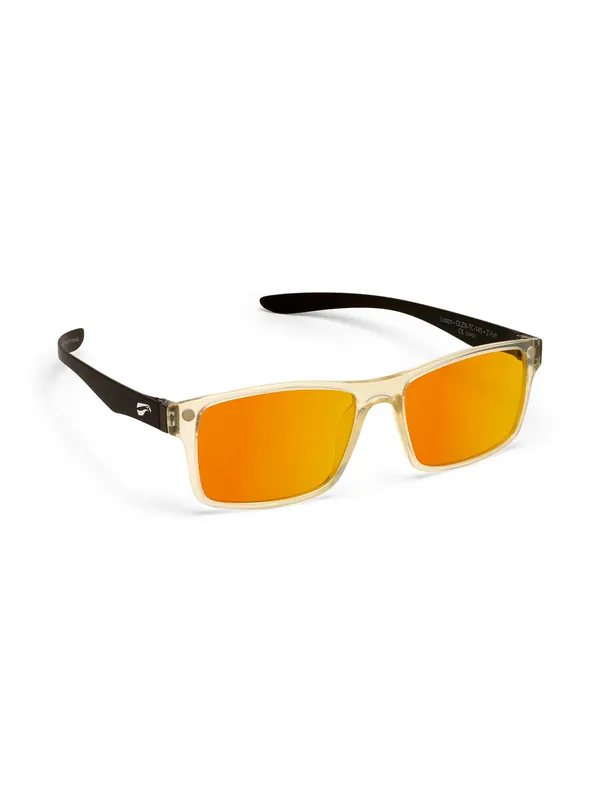 Solange Der Vorrat Reicht Flying Eyes Sonnenbrille Luzon - Rahmen klar, Bügel schwarz, Linsen rosenfarben (verspiegelt)