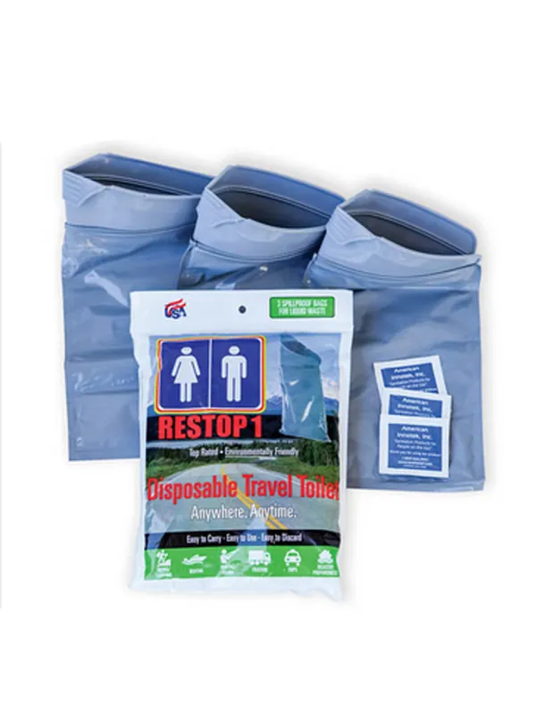 RESTOP 1 - Einweg-Reisetoilette (Not-Urinal), 3er-Pack Meistverkauft