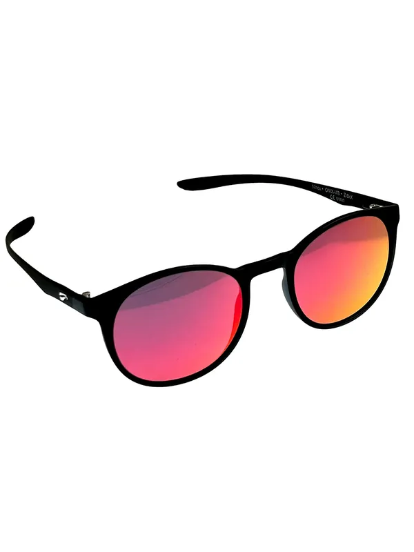 Garantierte Lieferung Flying Eyes Sonnenbrille Ninox Narrow - Gestell matt schwarz, Linsen Sunset (verspiegelt)