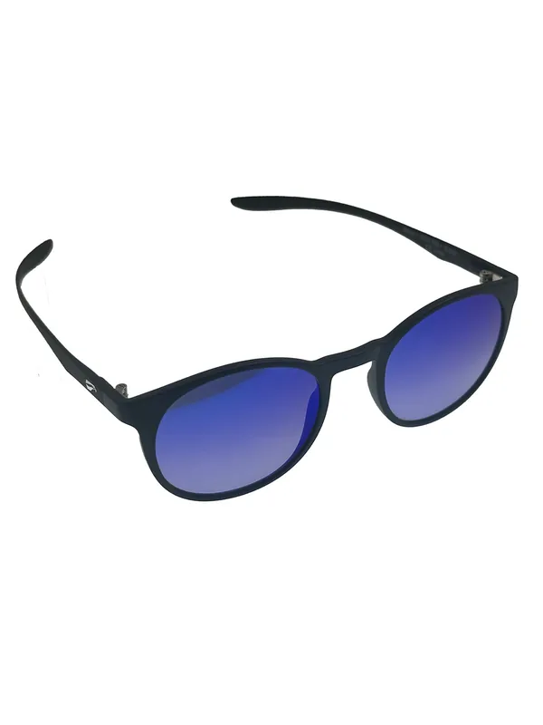 Flying Eyes Sonnenbrille Ninox Narrow - Gestell matt schwarz, Linsen saphirblau (Verlauf, verspiegelt) Preis Gesenkt