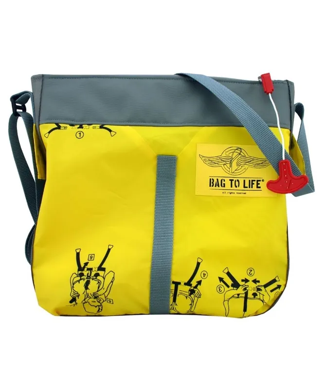 BAG TO LIFE Classic Flyer Bag - gelb/grau Highlight
