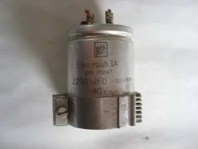 Kondensator 2200 µF Rabatt