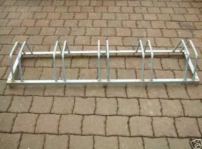 Begrenztes Angebot Fahrradständer für 5 Fahrräder aus verzinktem Stahl