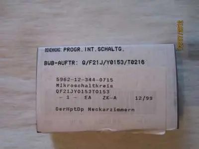 Mikroschaltkreis Bosch Solange Der Vorrat Reicht