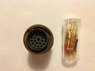 Letzte Chance Goldsteckverbinder ITT Cannon