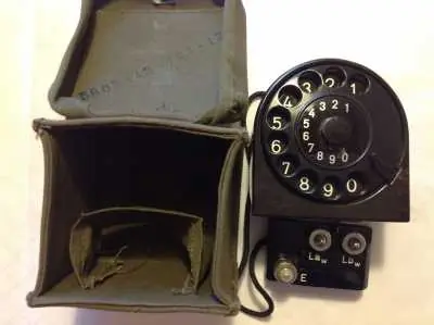 AUTOKO Nummernschalter Wählzusatz FF OB ZB Feldtelefon Echt