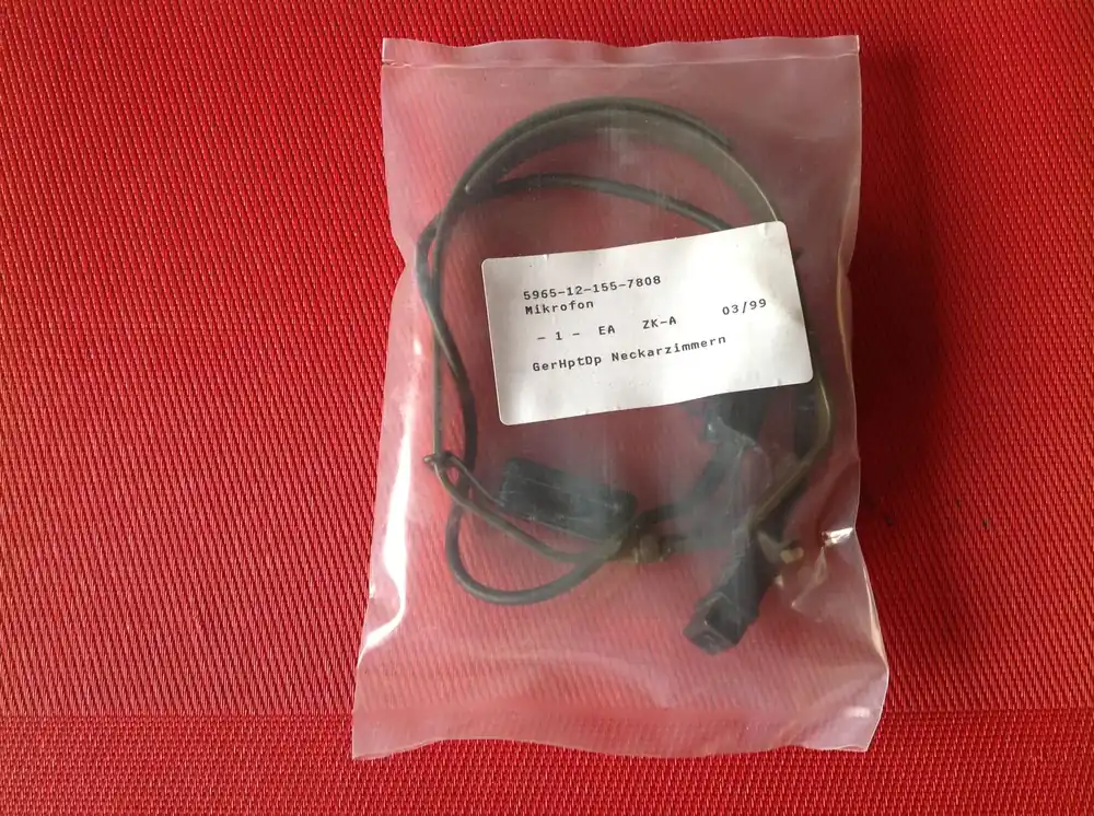 Garantierte Lieferung Kehlkopfmikropfon von Headset Telemit Typ H-267