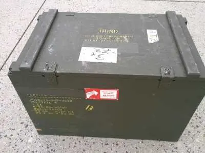 Wochenendangebot Lager-u.Transportkiste aus Holz L.83xB.50xH.56cm