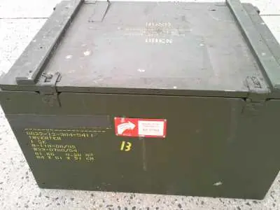 Solange Der Vorrat Reicht Lager-u.Transportkiste aus Holz L.84xB.61xH.51cm
