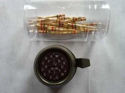 Militärische Goldverbindungsstecker Sichere Zahlung
