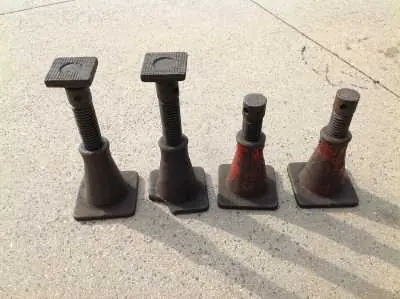 Echt 4x 30to Hebeböcke,Stockwinde,Stahlwinde
