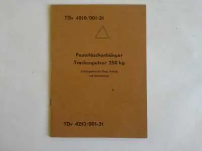 Schnäppchen Feuerlöschanhänger Trockenpulver 250 kg