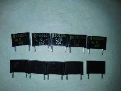 10 x Kondensator, Fest-B32234-B1104-K - 0, 1K100 Zertifiziert