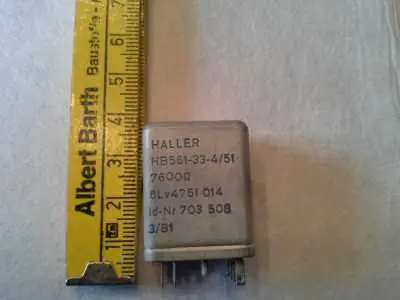 Haller Relais HB 561-33-4/51 Sonderaktion