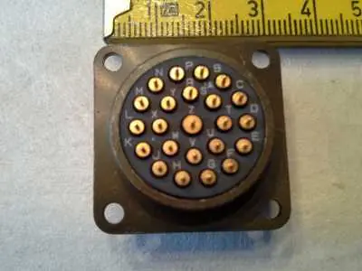 Top-Seller Milit. Goldverbindungsstecker 851 02E 16-23 S 50-E4 Einbaubuchse für Kabel Nr.16 u. Kabel Nr.51
