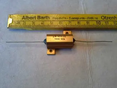 5 x Aluminium Widerstand MDD 100R+/-10%-25W Bestseller