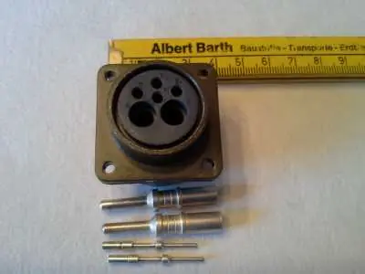 Milit. Silbersteckverbinder ITT CANNON VG95234A-20-8PN Schneller Versand