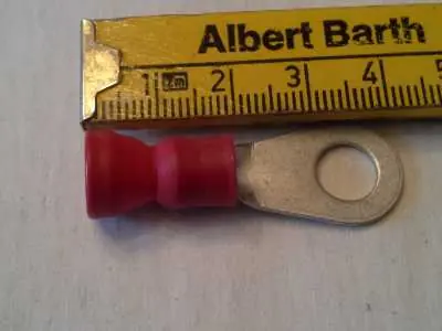 Preisreduziert 10 x Kabelschuh rot