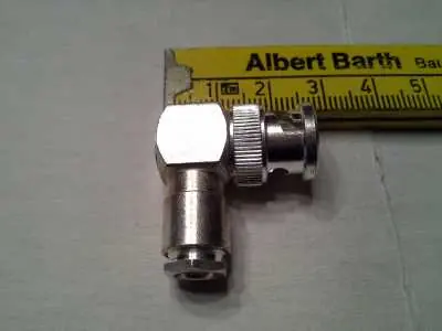 Geprüft BNC-Winkelstecker U0512 / BN7-5
