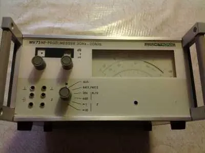 Schneller Versand NF-Pegelmesser MV 73 von Präcitronic Dresden VEB