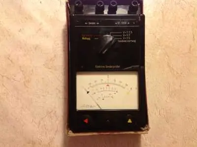 Elektronischer Senderprüfer Typ TM 64 Highlight