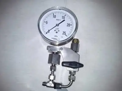 Top-Preis Bourdon Haenni Druckmanometer bis 25 kPa
