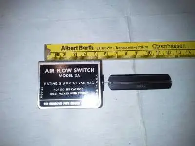 Garantierte Lieferung EG&G Rotron Air Flow Switch Model 2A Type 1000 (Luftströmungsmesser)