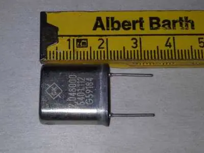 Neue Kollektion Quarz Kristalleinheit 2, 048 MHz