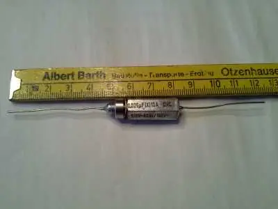 Ausverkauf AEG Telefunken Kondensator 0, 025uF-10A