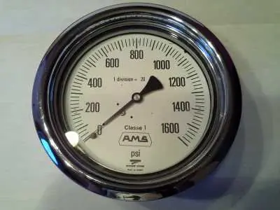 Geprüft Bourdon Manometer RT21464 bis 1600 psi