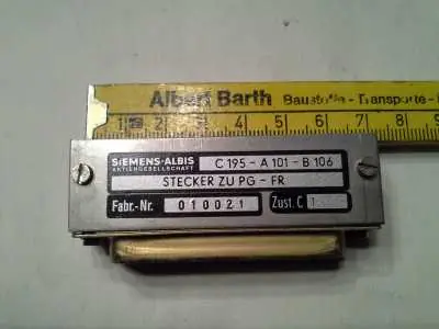 Siemens Blindsteckverbinder C195-A101-B106 Sofort Bestellen