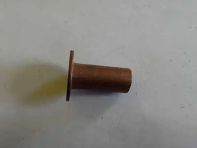 80 Flachkopfnieten 8x19mm Kupfer Billig