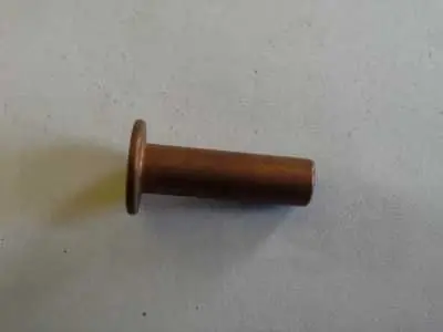 100 Flachkopfnieten 6x21mm Kupfer Billig