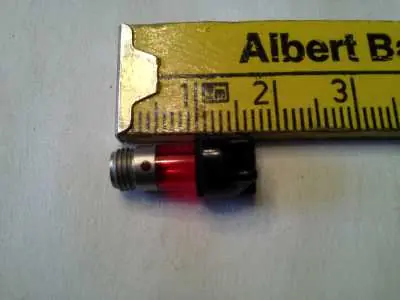 Sonderangebot Signallampe rot mit Gewinde, Cabochon, Glace, Appa