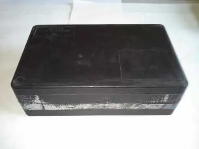 GFK-Kiste schwarz mit Schaumstoffeinlage 32 x 20 x 10cm Direktkauf