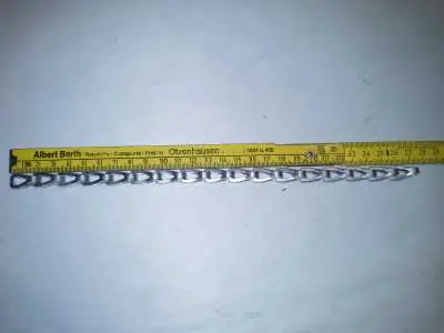 Markenware Gliederkette mit 17 Gliedern Länge 27, 5cm