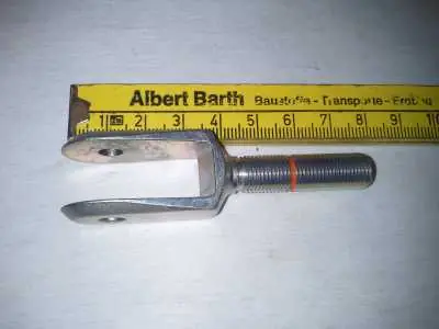Gabelkopf mit Außengewinde M10 x 35mm Top-Preis