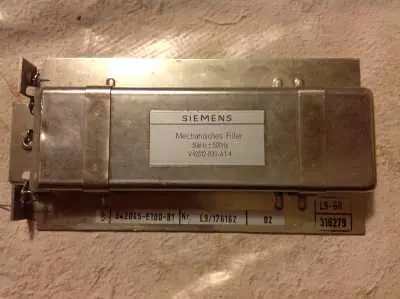 Begrenztes Angebot Mechanischer Filter Siemens 30 KHz-500 Hz V42312-B20-A1-4