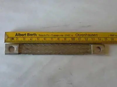 Masseband mit 2 x Ösenanschluß 150 x 20mm Nur Heute