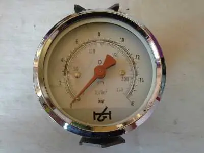 Neue Ware KraussMaffei Doppelmanometer bis 16 bar