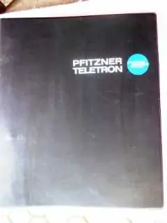 Pfitzer Teletron TDF 1000 Gerätebeschreibung Preisreduziert