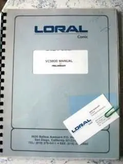 LORAL Conic VCS600 Manual Markenware
