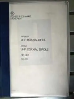 Versand Am Gleichen Tag Rohde & Schwarz UHF-Koaxialdipol HK 001