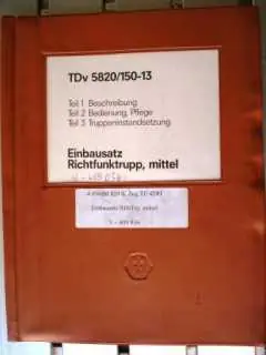 Geprüft Einbausatz Richtfunktrupp, mittel Tdv 5820/150-13