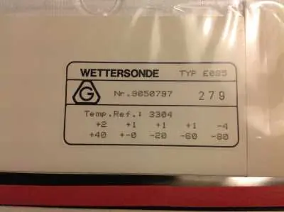 Wettersonde Typ E 085 Nr.279 Preiswert
