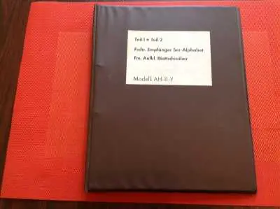 Fernschreibempfänger 5er-Alphabet Typ AH-11-Y Teil 1 und Teil 2 Meistverkauft