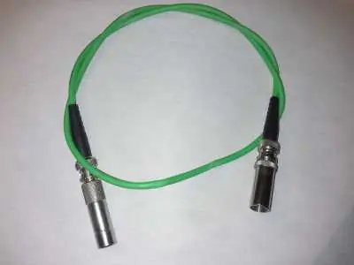 Abverkauf Video Koaxial Kabel 0,6/2,8 AF grün - 75 Ohm Länge 0,5m